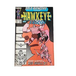 Marvel Solo Avengers Hawkeye And The Falcon #6 1988 Comic Book Bagged Boarded